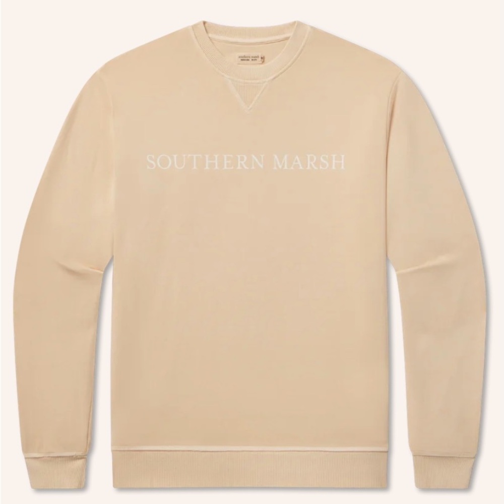 Southern Marsh seawash sweatshirt crewneck sweater Oatmeal (Tan)
